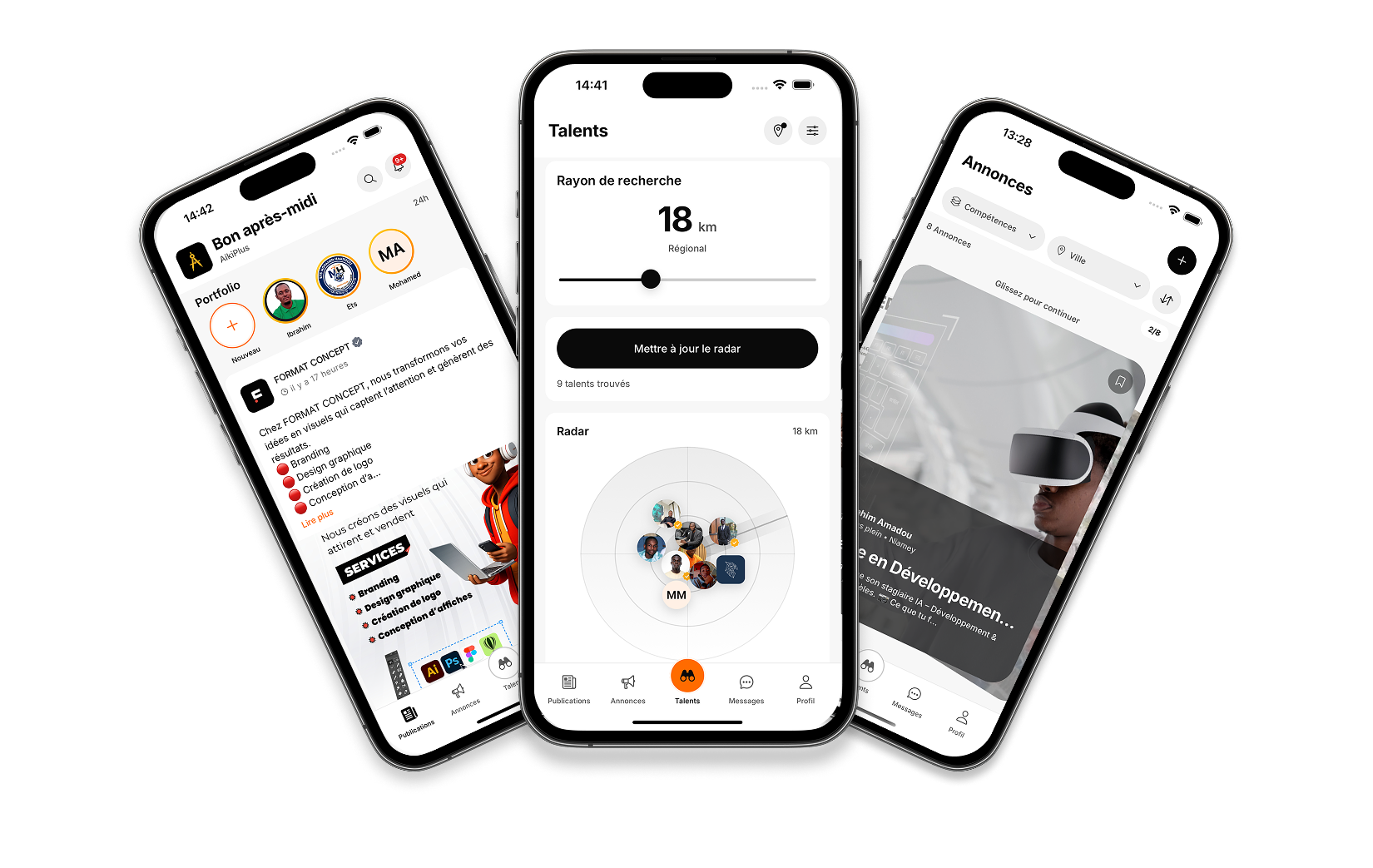 Aperçu de l'application Aikiplus